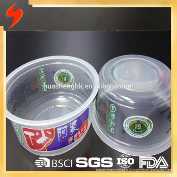 Пищевой Microwavable 360мл / 12oz Одноразовые пластиковые миски для макарон